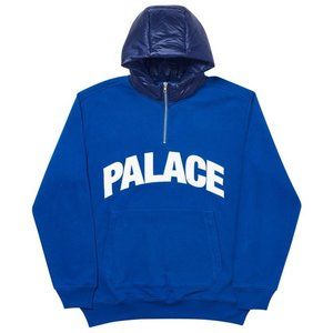 Palace Puffer Hood Blue